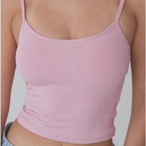 Pink Ribbed Brami from Klassy